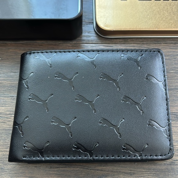 PUMA Bi-Fold Wallet/Bill/6 card holder,slim fit,tin gift boxed - Picture 2 of 10